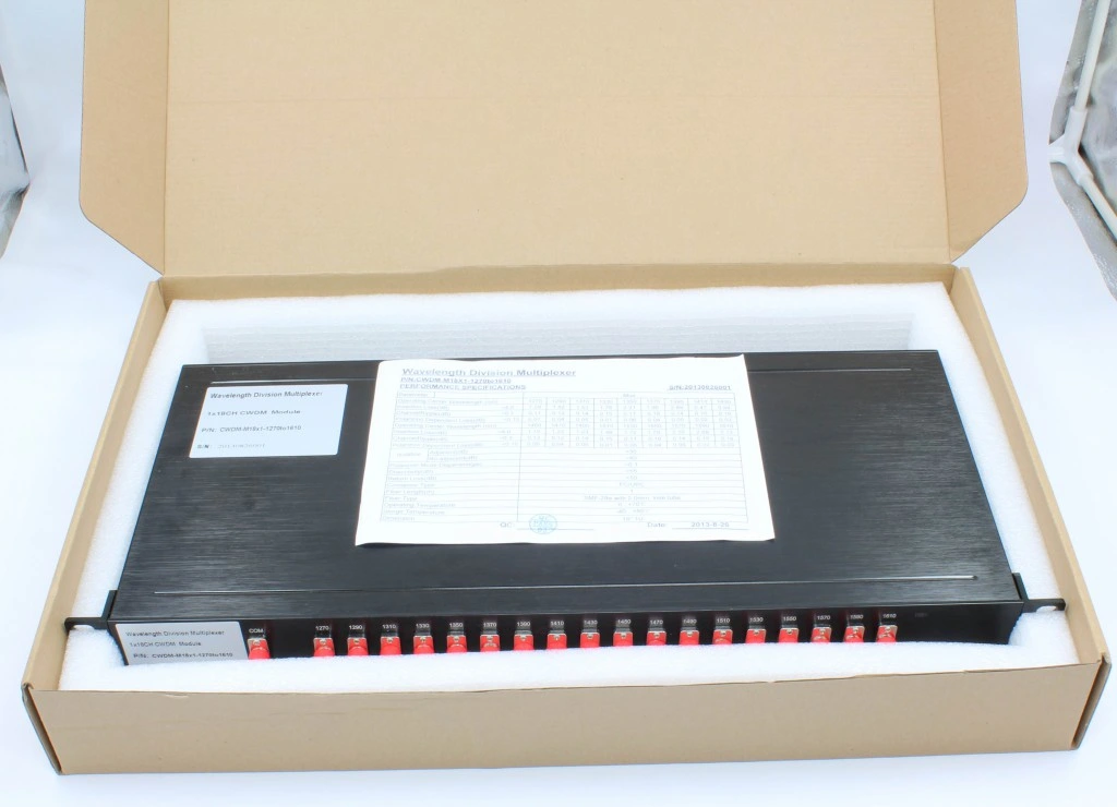 1X18 Fiber Optic Coarse Wavelength Division Multiplexing for Wdm System