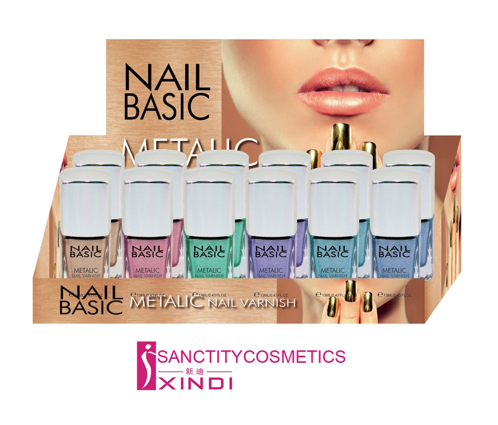 New Arrival OEM Private Label Quick Dry Metalic Nail Polish