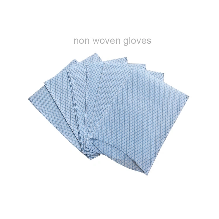 OEM Manufacturer Customization Spunlace Cotton Disposable Nonwoven Glove Household Dustproof Mitten Cleaning Gauntlet