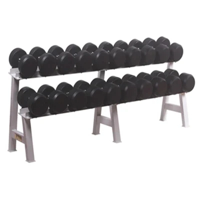 Gym Use High Advanced Rubber Coated Dumbbell