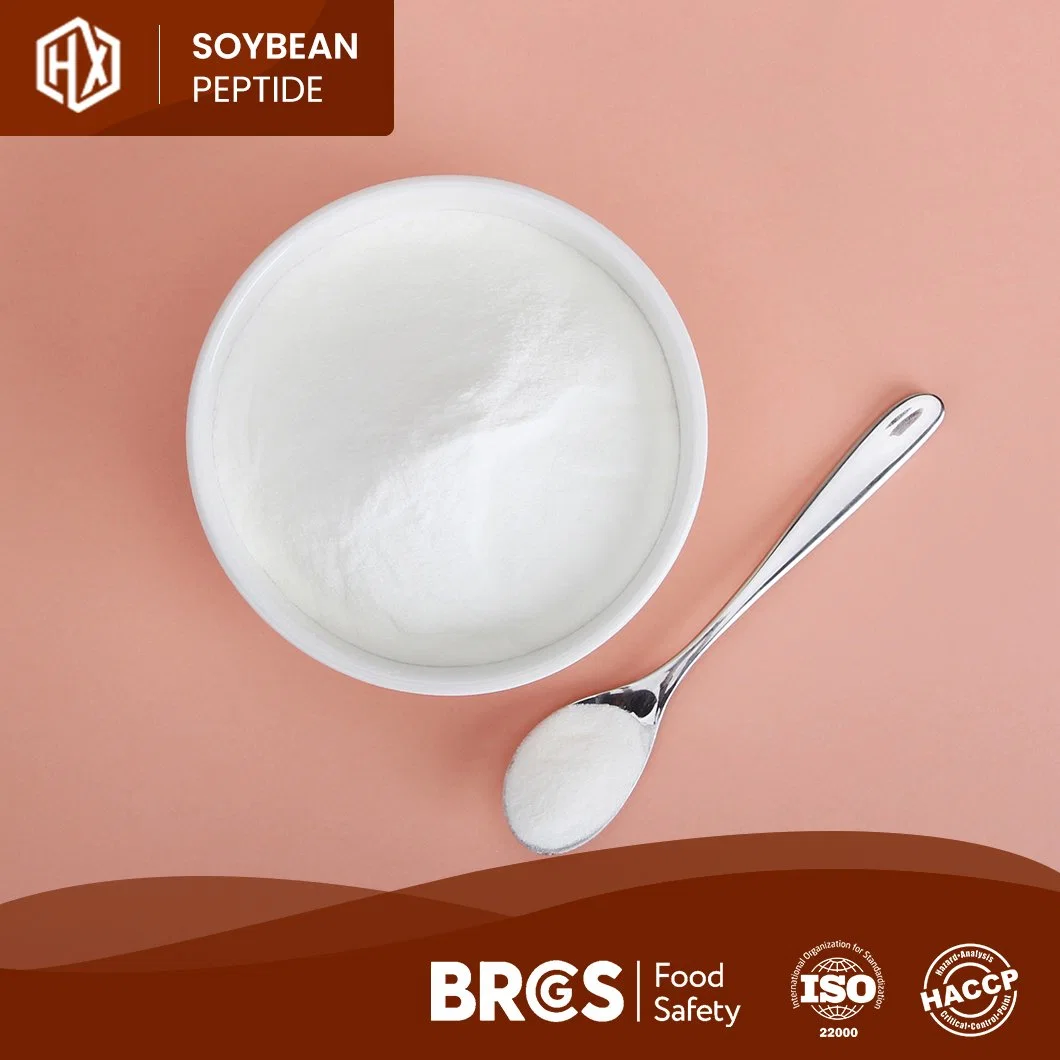 Haoxiang Soy Protein Processing Manufacturers Wholesale/Supplier Soybean Vegetable Protein Active Soybean Peptide Protein Powder Used for Skin-Whitening and Anti-Wrinkle