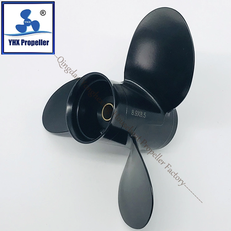 Großhandel Tohatsu / Nissan Aluminium schwarz Größe 8,5 * 9 passende 8HP Außenborder Propeller