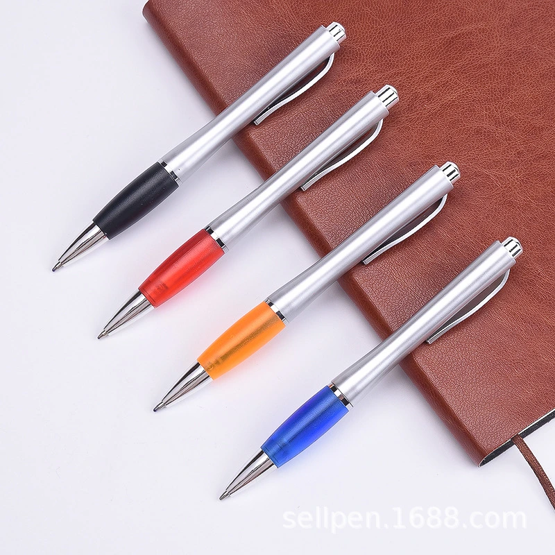 Custom Logo Printed Rubber Square Ball Pen Stainless Steel Pill Shape Premium Ball Pen