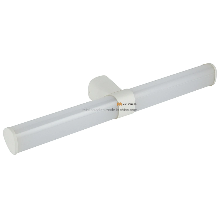 Sala de montaje en pared de fábrica de accesorios de 15W en iluminación LED espejo de la luz de cuarto de baño IP44.