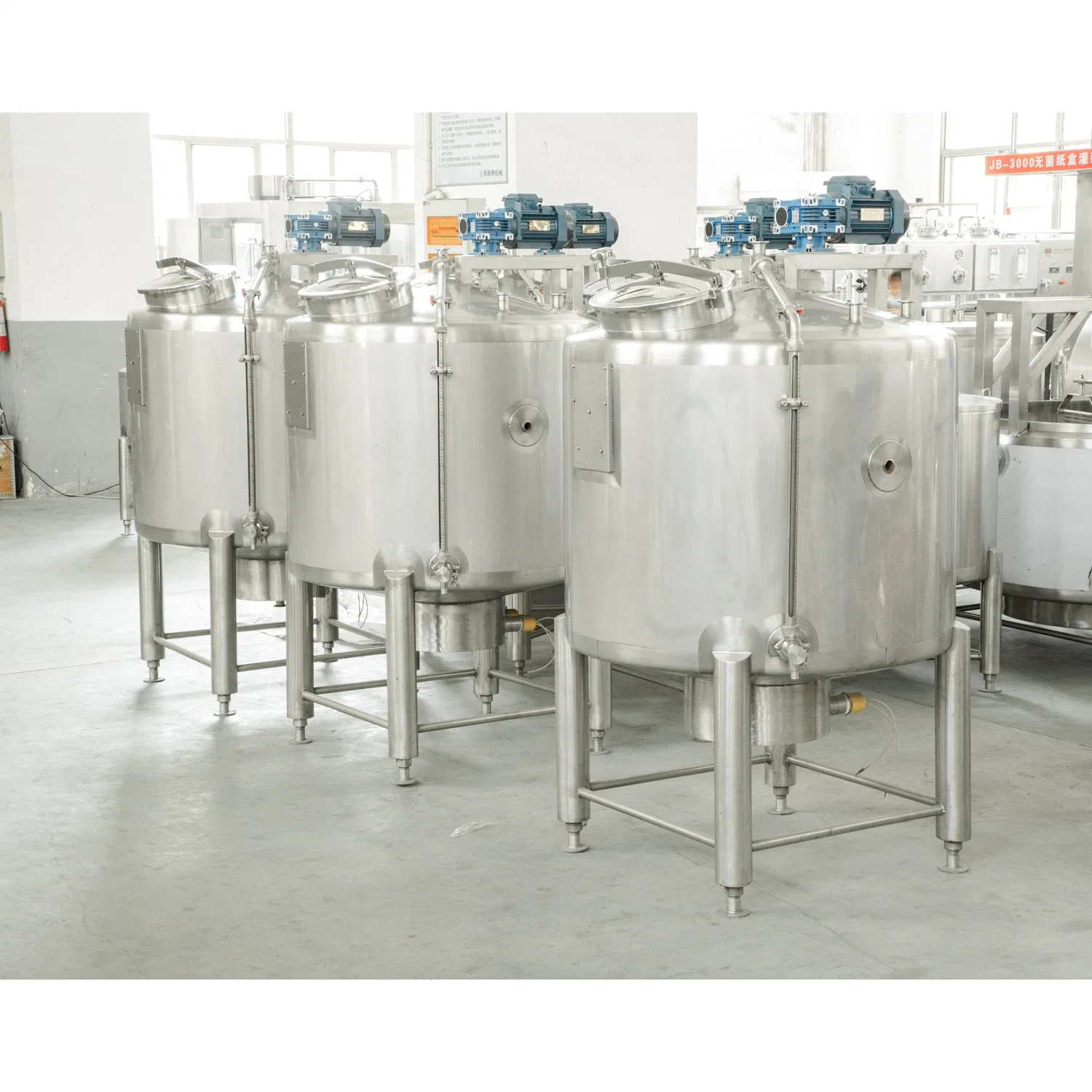 Stainless Steel 304 Fermentation Tank 100-3000 Liters Fermentation Equipment