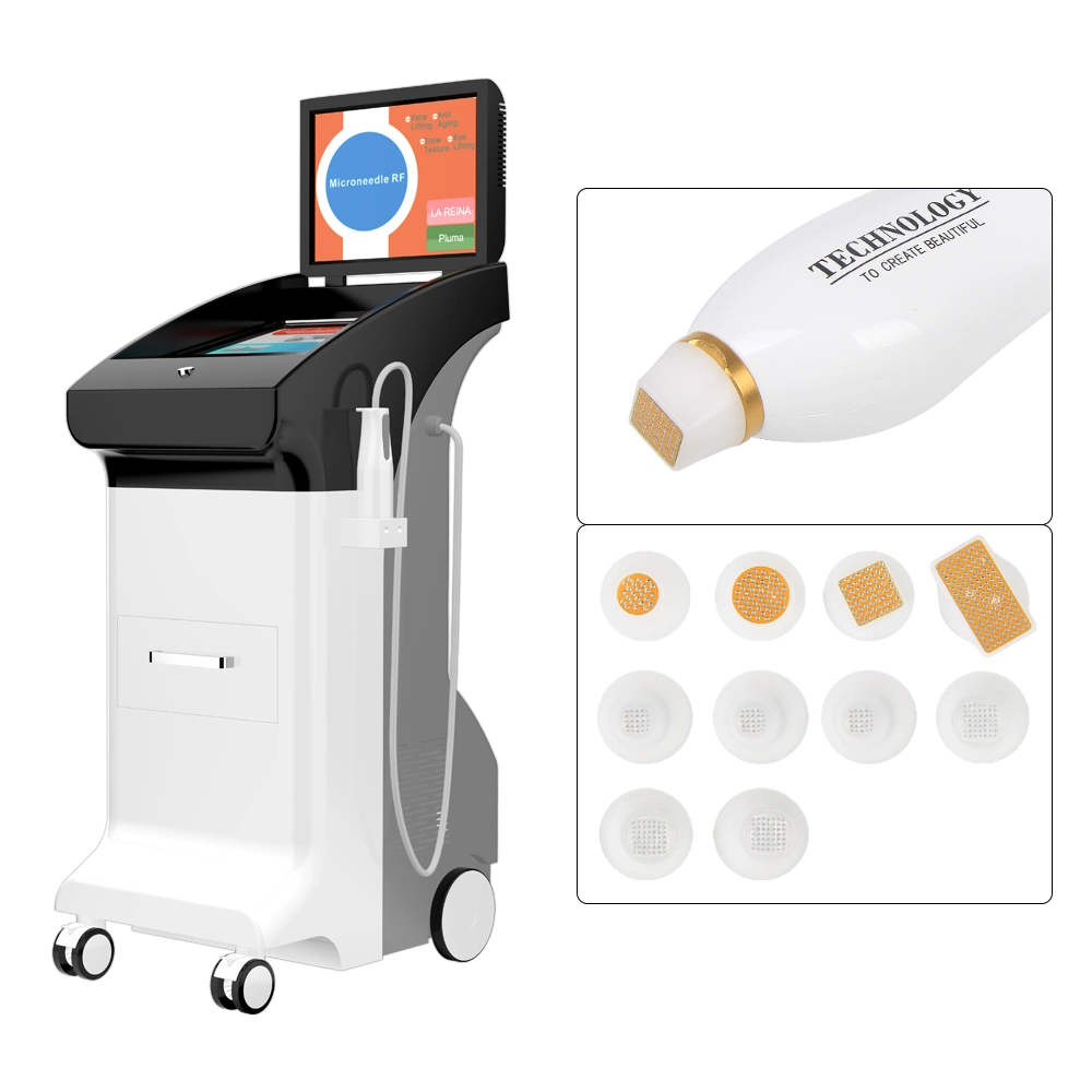 RF Fractional Microneedle Device Radio Frequency Beauty Machine Face Tightening Skin Firming Equipment Thermagic Therapy Br806