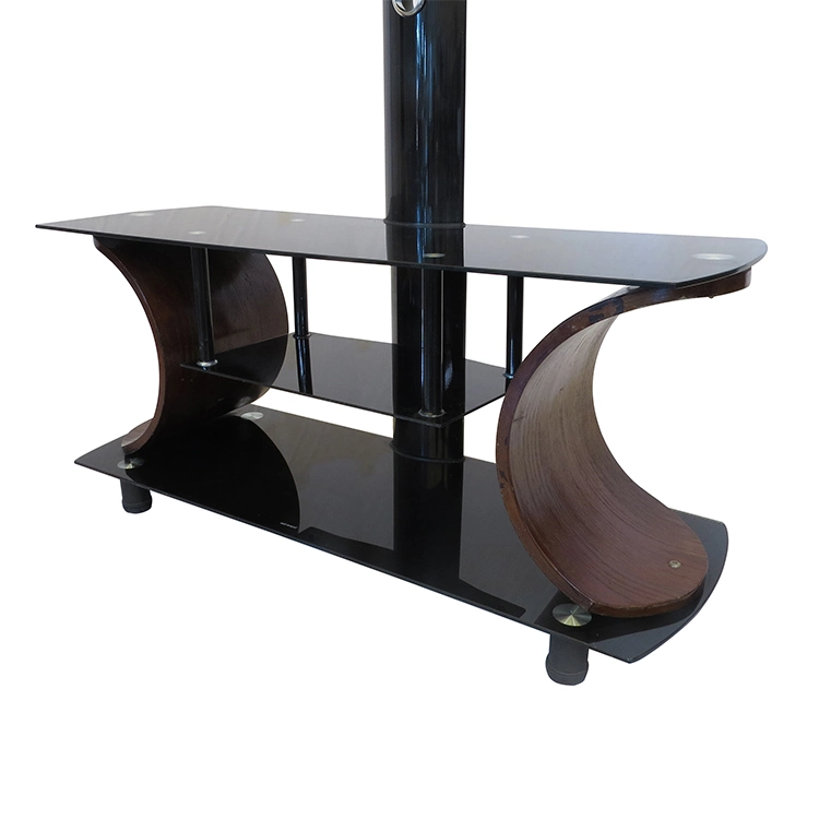 Classic Design High quality/High cost performance  Black Dining Furniture Adjustable Shelf for 32-70 Inch TV