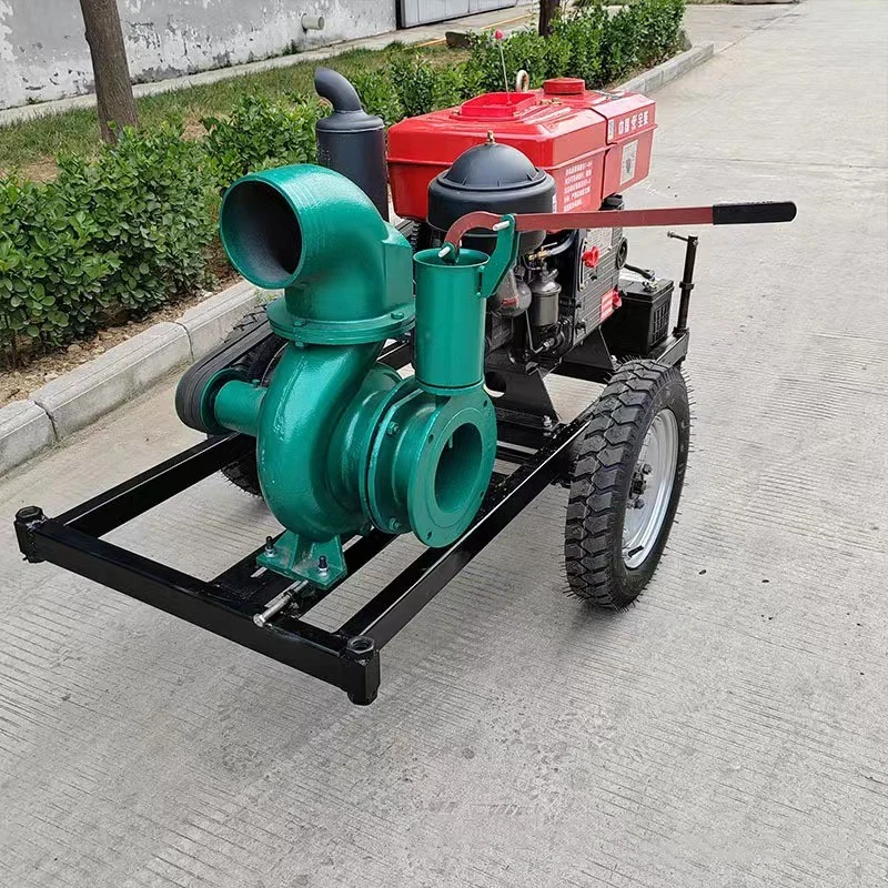 High Pressure Water Centrifugal Sewage Automatic Dewatering Single Cylinder Diesel Engine Pump