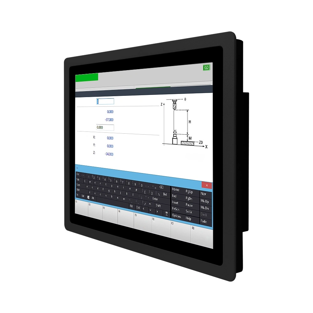 18.5 Inch Android Mini Industrial IP65 COM VGA Panel Mount Industrial Touch Screen Monitor