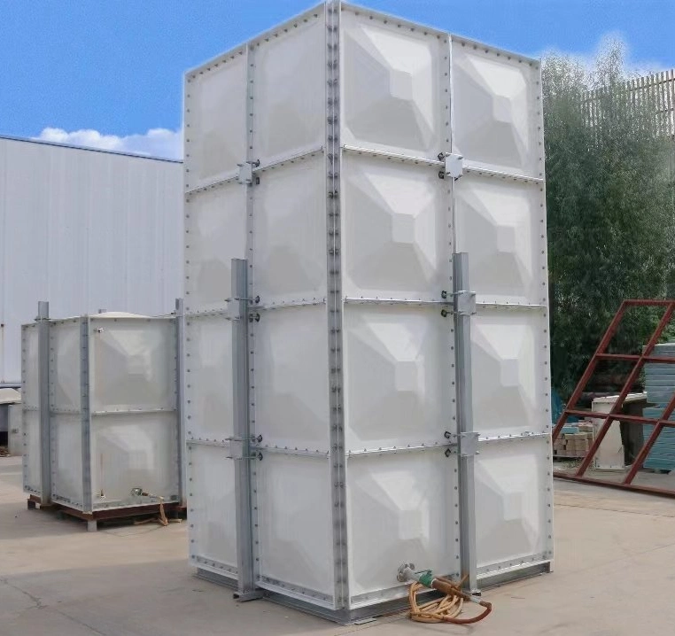 50000 Liters Gallon Cheap Fiberglass FRP GRP SMC Plastic Rectangular Potable Water Tank Manufacture Price