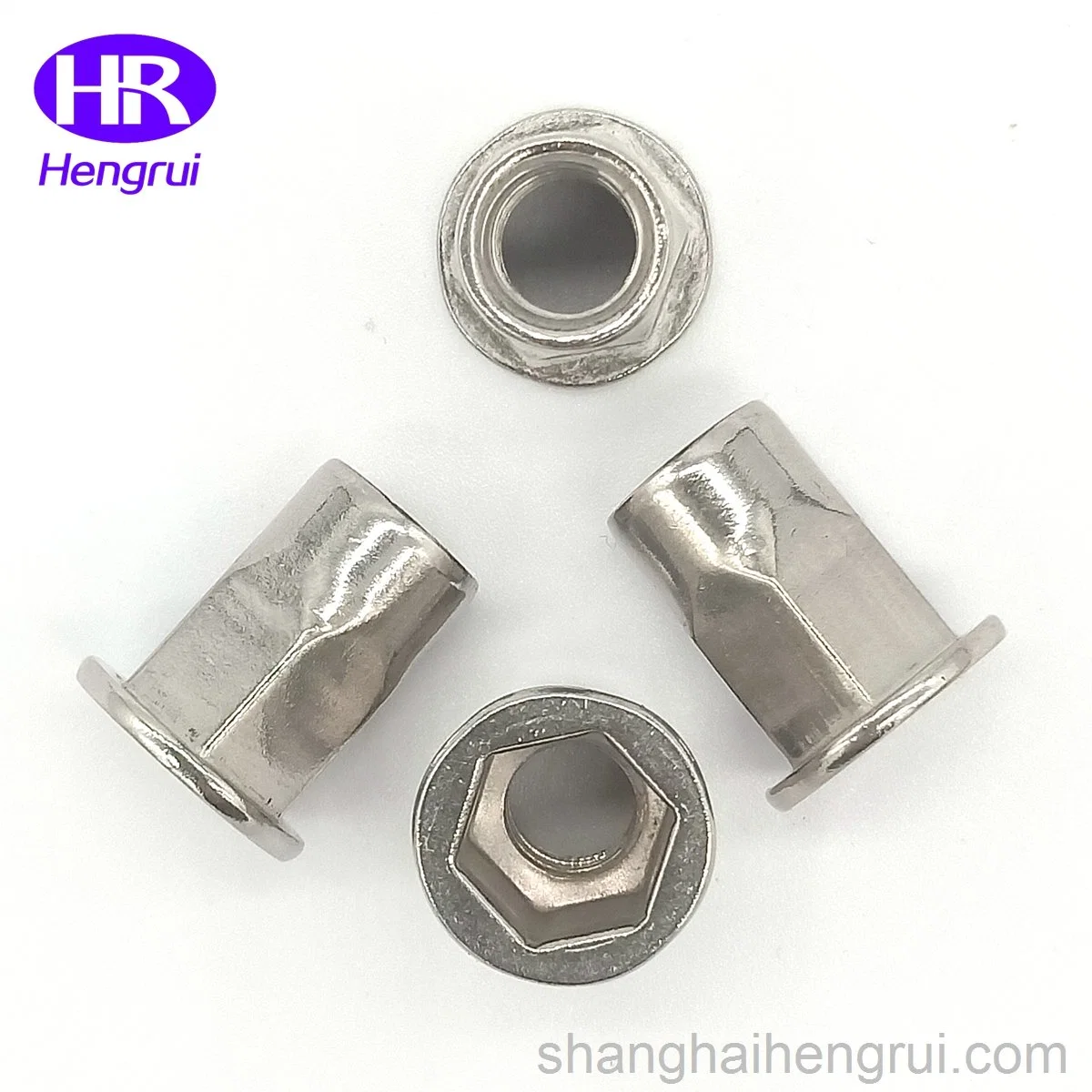 Yellow Zinc GB/T 17880.1 Carbon Steel Stainless Steel Self Clinching Rivet Nut