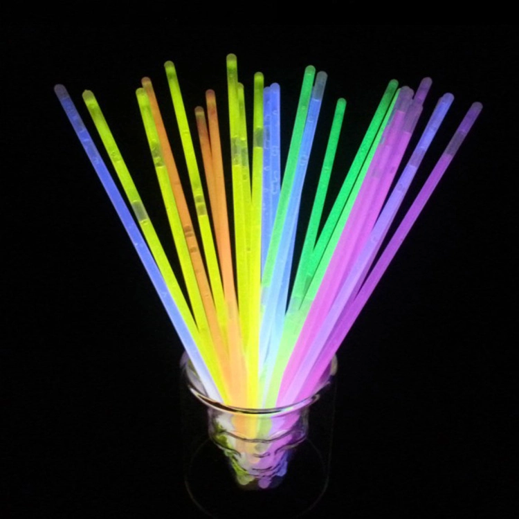 Party Supplies 8 Inch Glow in Dark Stick Concert Promotion Glow Sticks Festival Glow Stick Bracelet