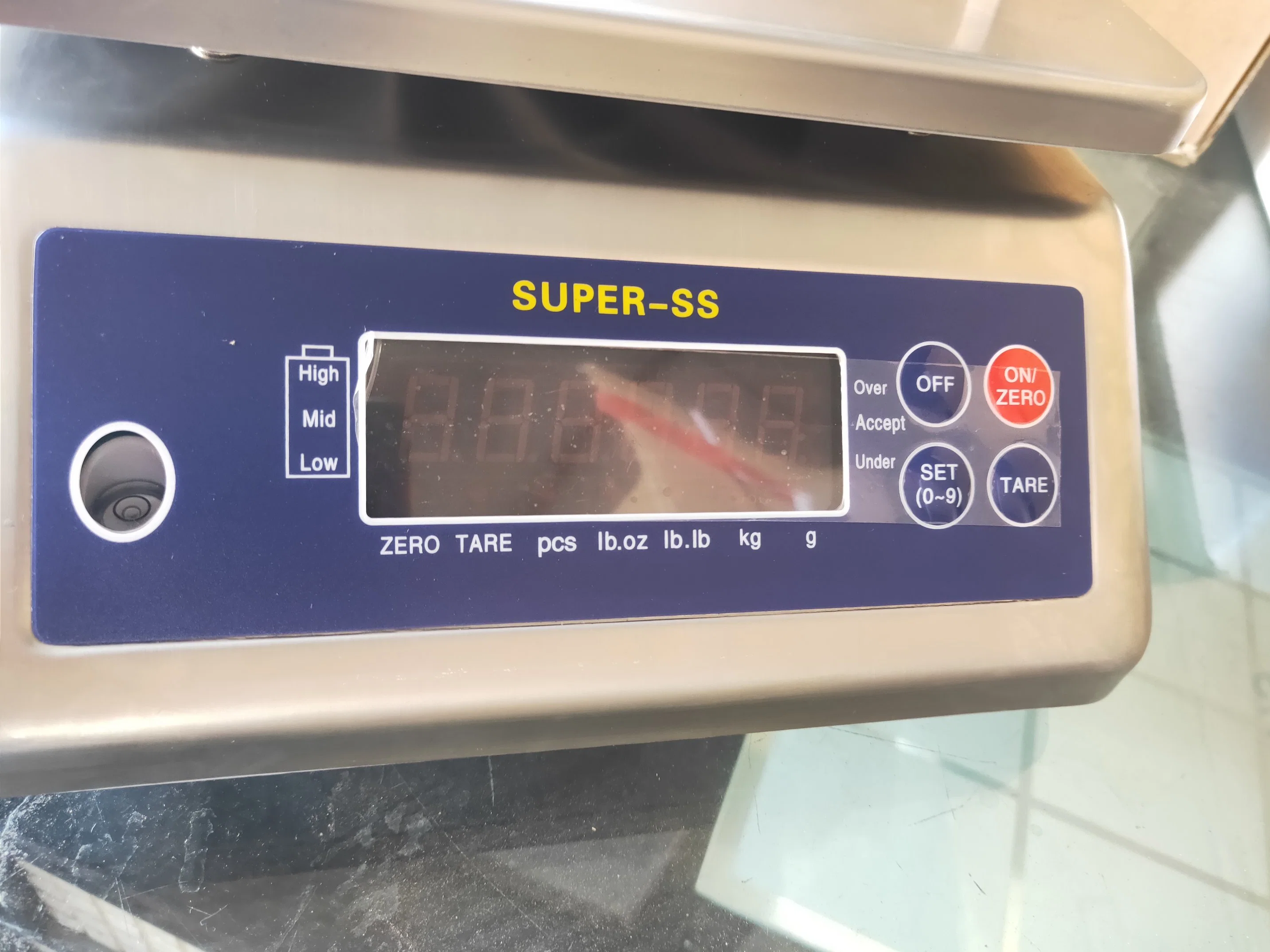 Balança de pesagem digital à prova de água Super-SS de 30 kg