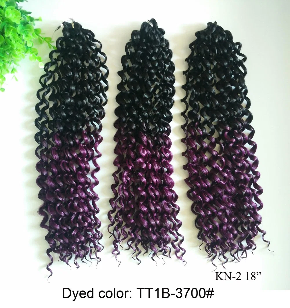 Wholesale Heat Resistant Dyed Color Synthetic Braiding Hair Bulk