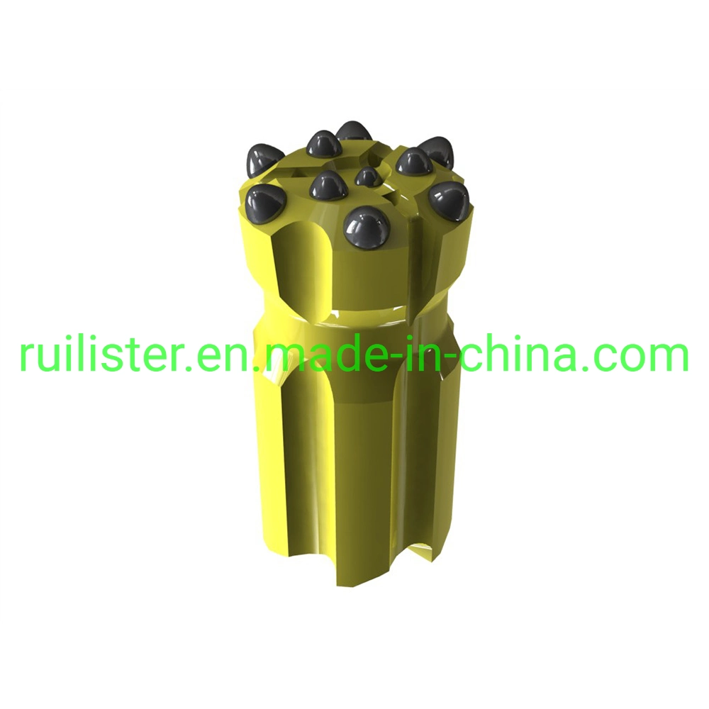 Top Hammer Drill Bit R32 43mm 45mm 51mm Ballistic Button Bit