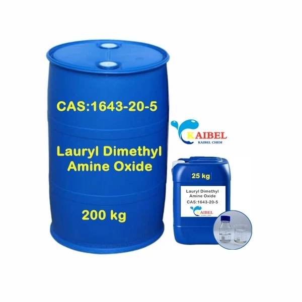 Manufacturer Supply CAS 1643-20-5 Lauryl Dimethyl Amine Oxide 30% Ob-2