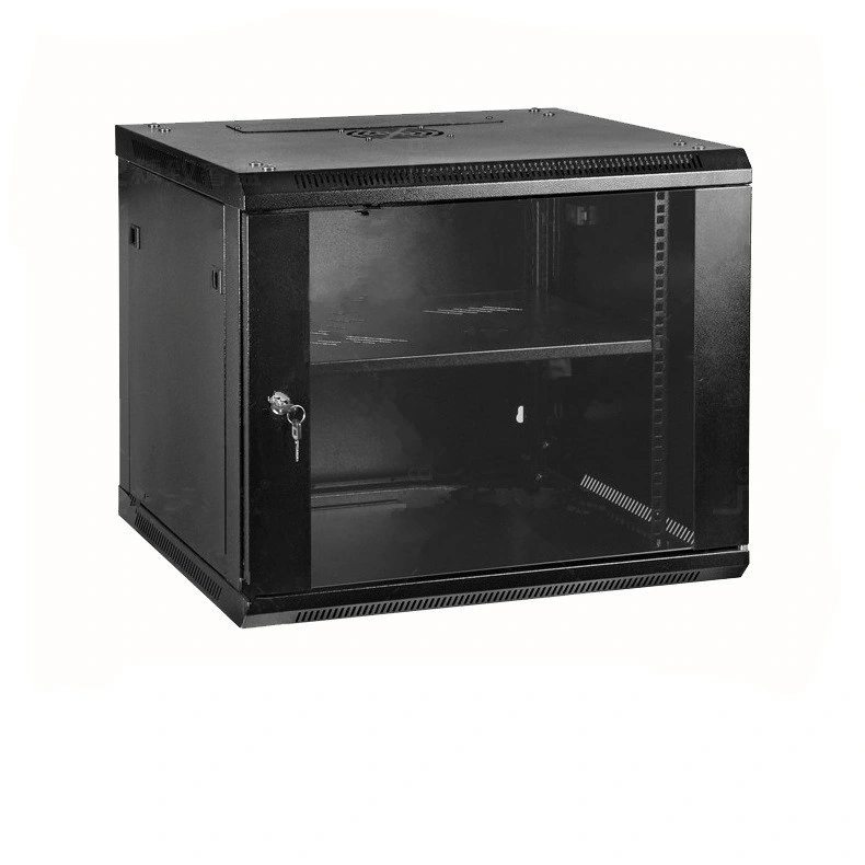 Server Rack Standard 19 Inch Mount Rack Network Cabinet with Steel Mesh Door