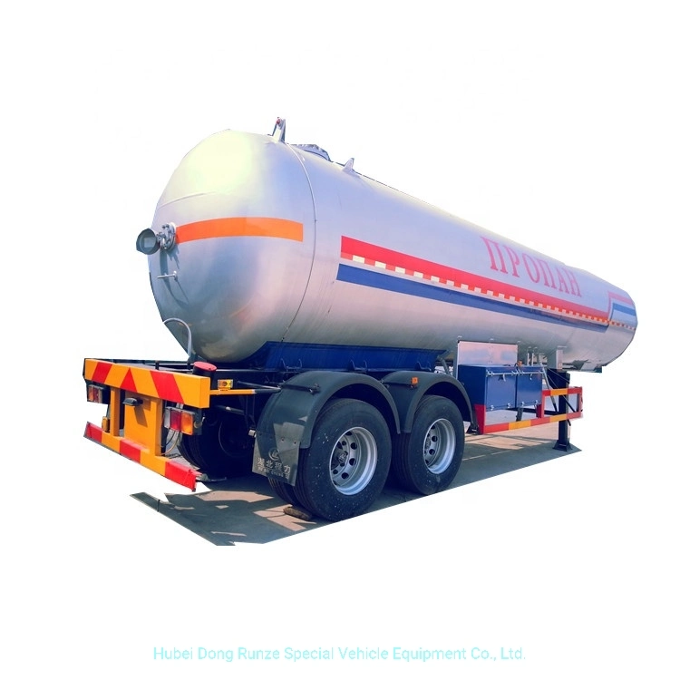 LPG Propane Tanker 2 Axles BPW Trailer 40.5cbm (1.61MPa Pressure Vessel Tank)