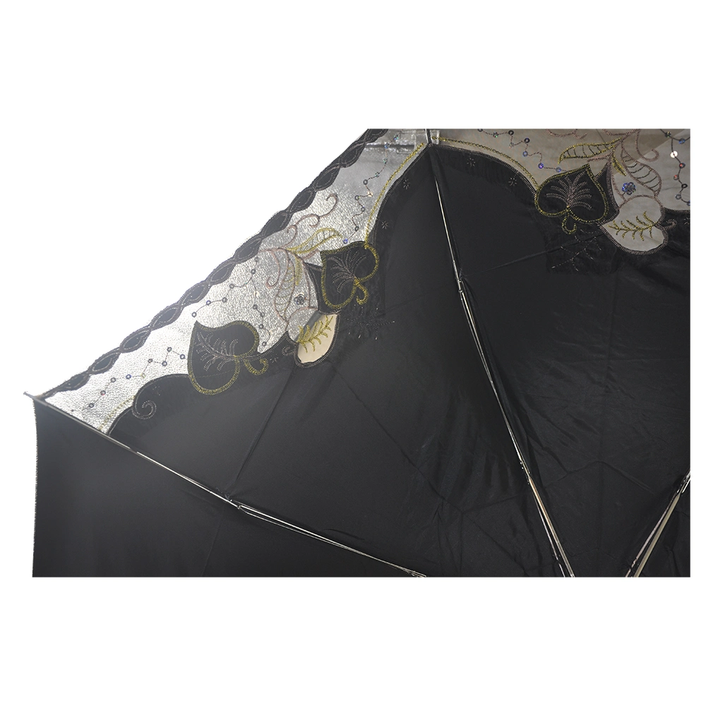 Shiny Chameleon Fabric All Weather Women Party Gift Fashion Umbrella