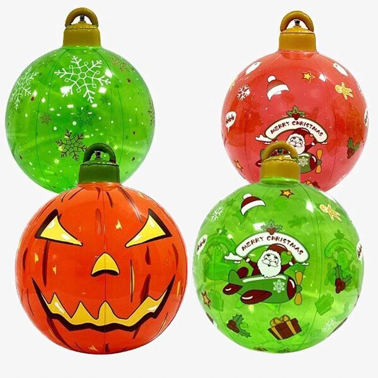 Holiday Supplies Outdoor Indoor Ornament Ball Inflatable Halloween Pumpkin Ball