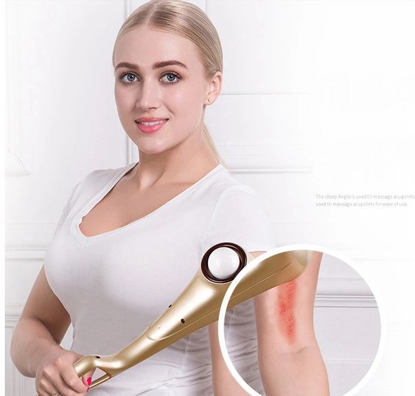 Portable Classic Electric Vibrating Infrared Handheld Full Body Two Handle Strong Massage Hammer