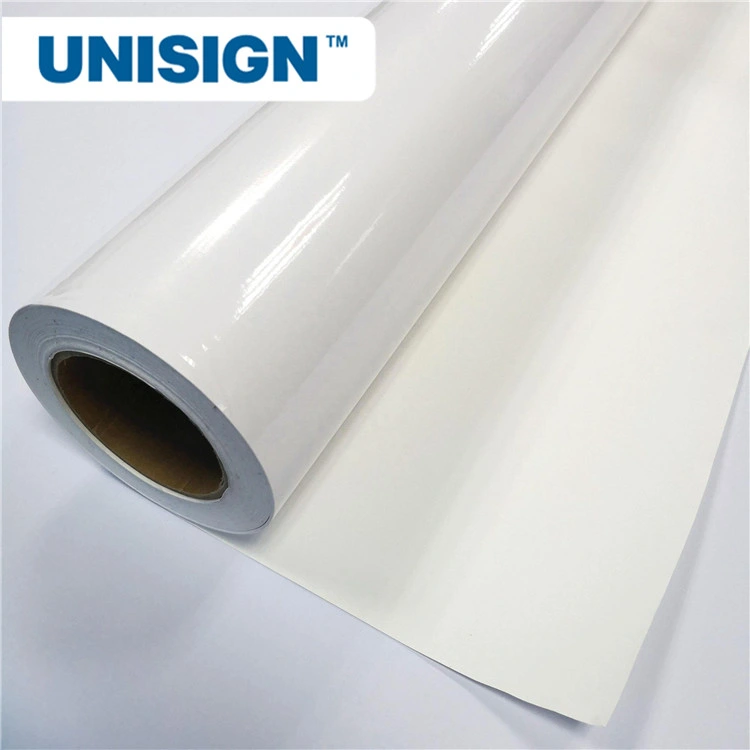 Self Adhesive Vinyl Rolls Inkjet Media Self Adhesive Vinyl Flex Printing Synthetic Paper