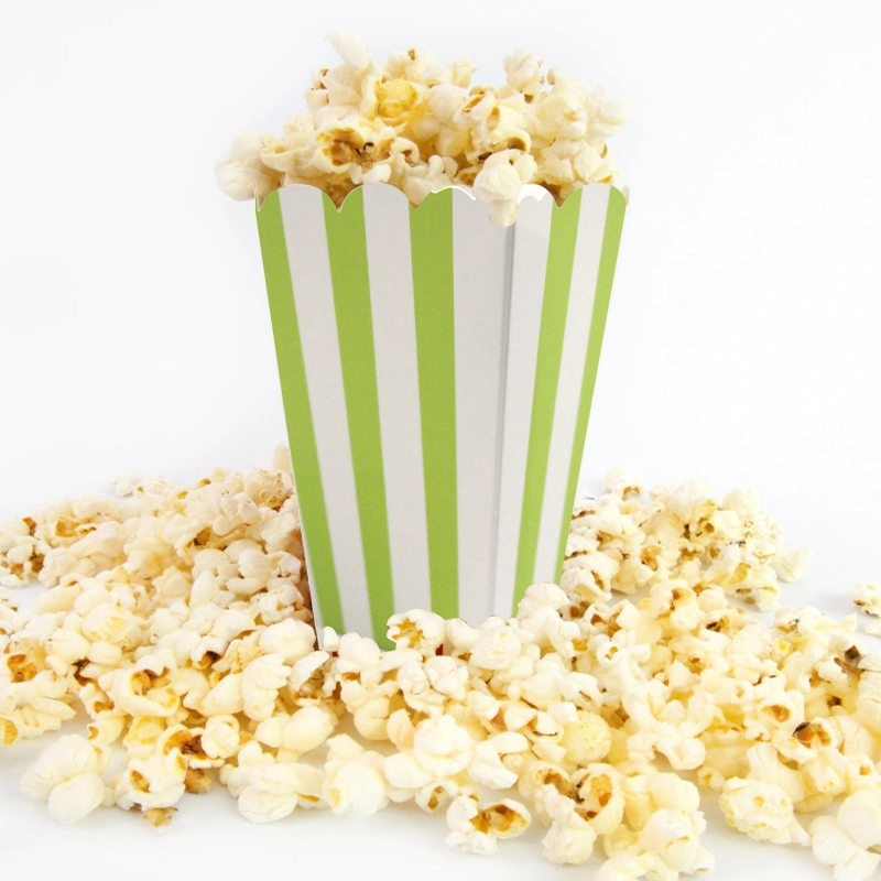 Caixa de levar para fora do pacote de snacks de papel Popcorn Cup descartável