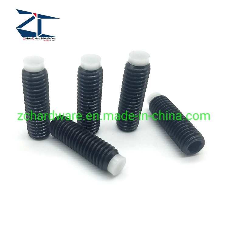 Alloy Steel Hex Socket Head Set Screws with Brass Nylon Tip