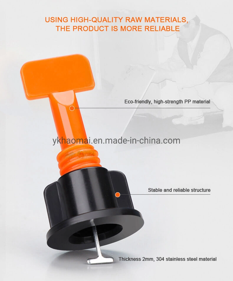 Install Tool Screw T Lock Spacer Tile Leveler Floor Reusable Tile Leveling System