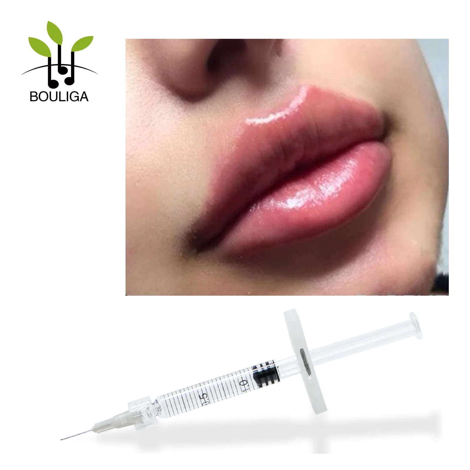 2021 Hot Sale 1ml Lip Filler Hyaluronic Acid Gel Ha Dermal Filler