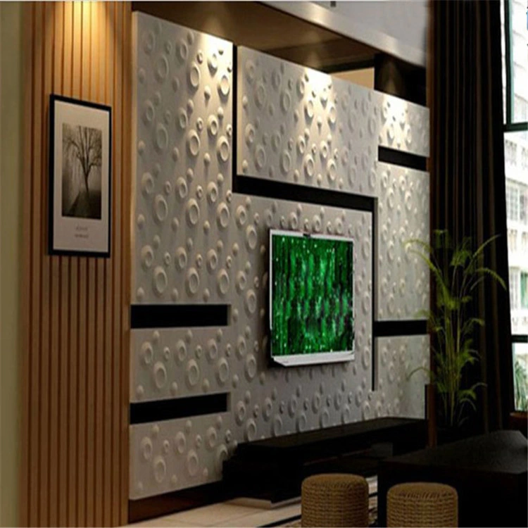 Painted Color 3D Effect Wall Panels for Background Wall Indoor Decoration