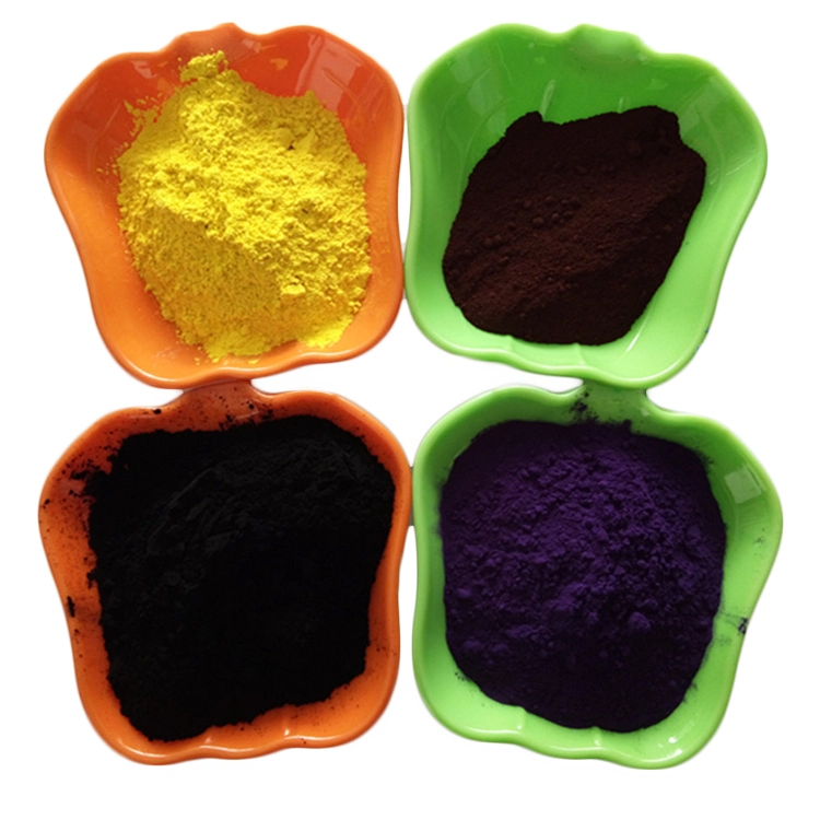 Des pigments inorganiques oxyde de fer en poudre pour la fabrication de produits en plastique des additifs utilisés