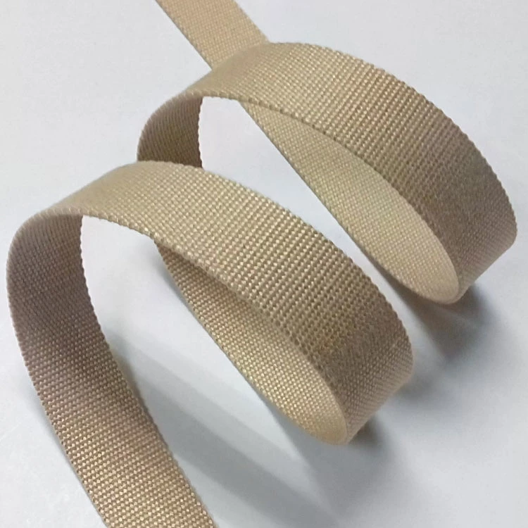 1 Inch White Grooved Cotton Webbing Tape