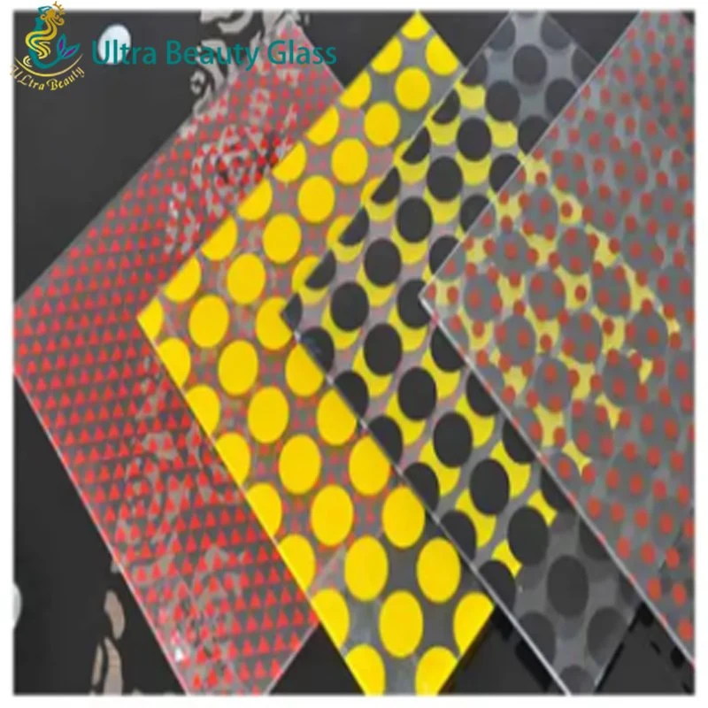 Silk Printing Tempered Building Glass Decorative Glass Silk Screen Printing Screen Printed