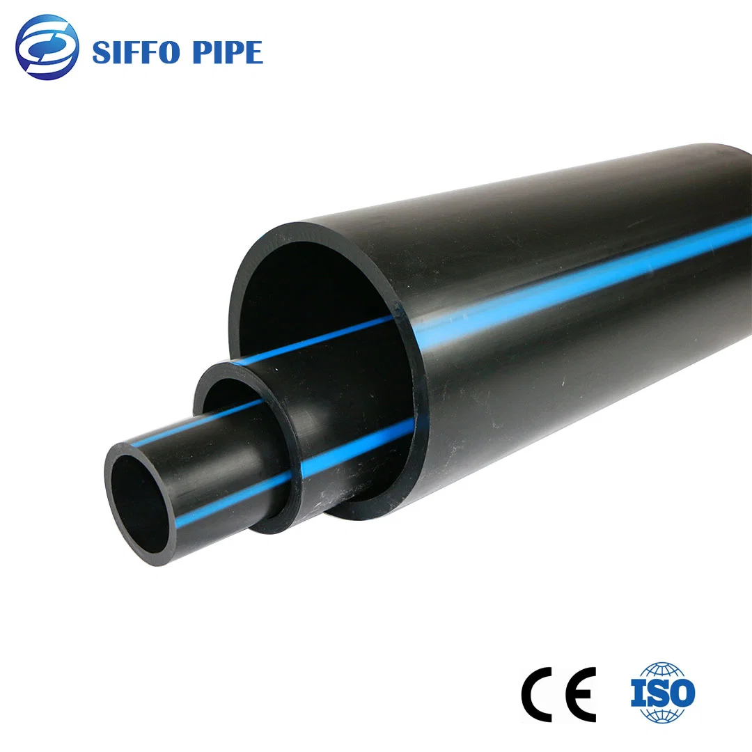 DN90 HDPE Pipe Grade PE100 PE SDR 21 for Underground Water Supply Pipe