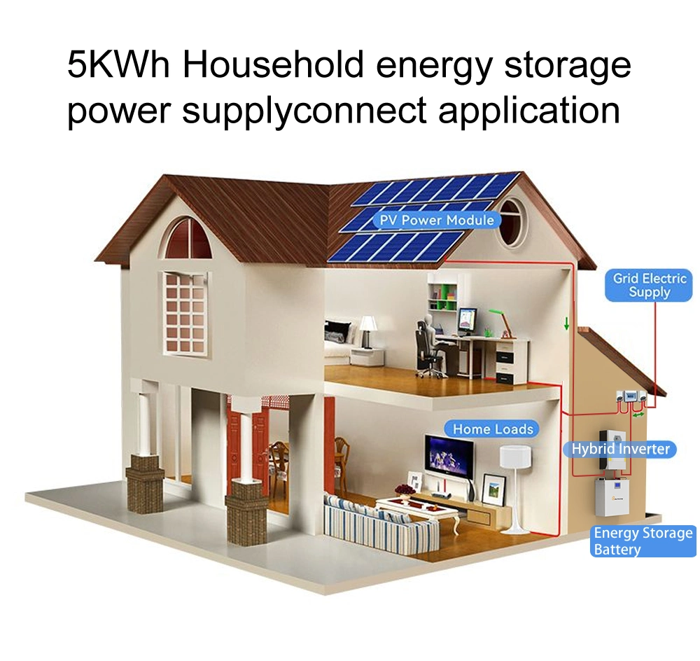 Li-ion Battery 51.2V 100ah off Grid Solar System 10kw 15kw 20kw 5kw Home Solar High Voltage Hybrid Inverter Stacked Energy Storage Battery