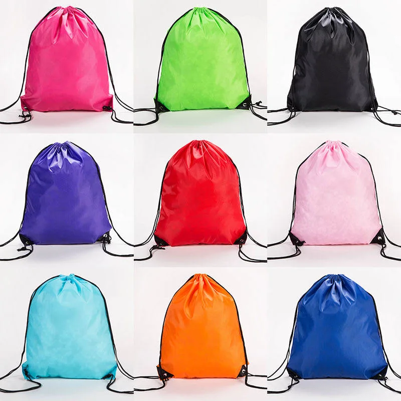 Großhandel Neue Recycle Bunte Günstige Wasserdichte Custom Drawstring Sport Tasche