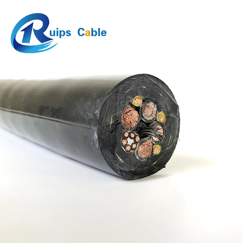 Conductor de cobre PVC Tpee PUR caucho combinado aceite y abrasión Cable resistente cable de cadena de arrastre altamente flexible cables y cables