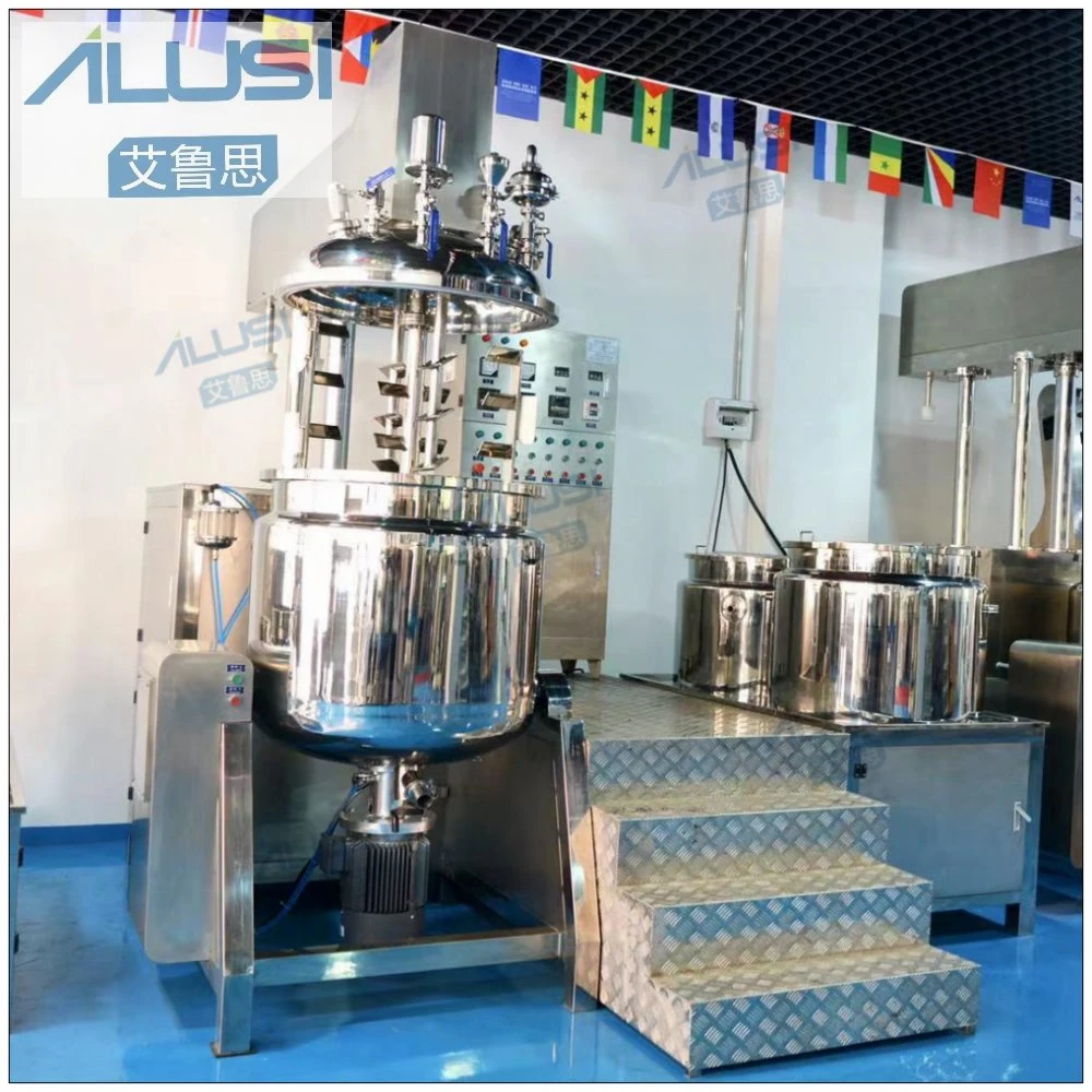 300L Homogenizer Cream Vacuum Emulsifying Mixer