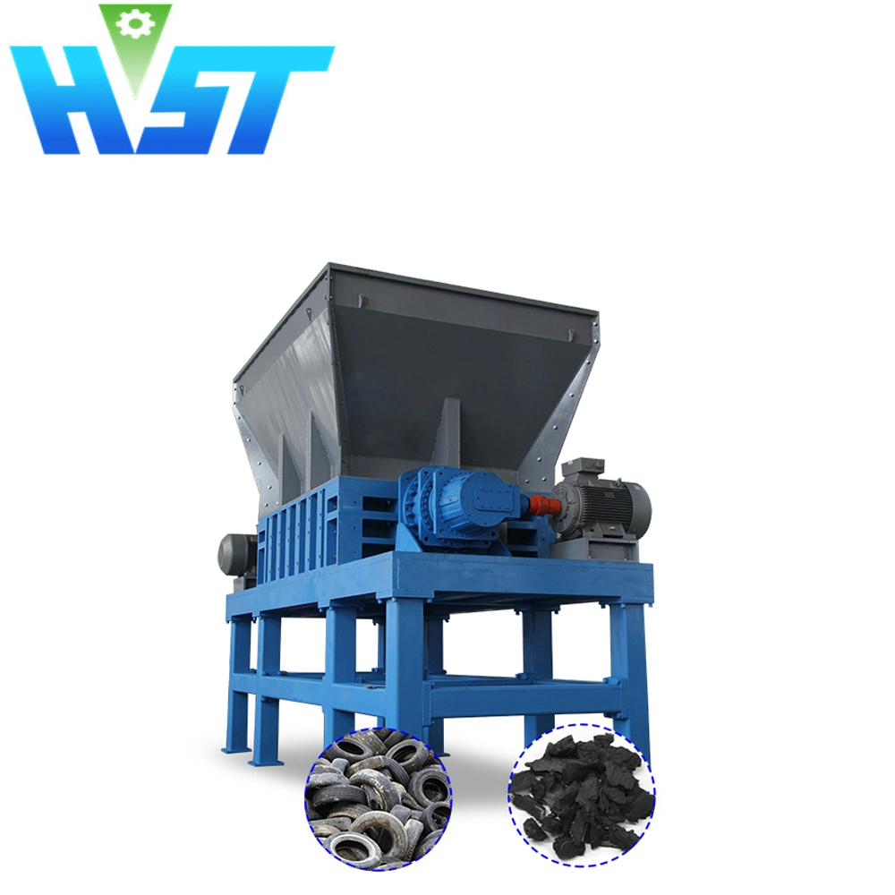 Type Recyling Plant Used Tyre Shredding Machine to Make Rubber Crumb