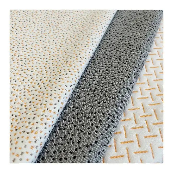 Factory Low Price Selling Jacquard Knitted Polyester Fabric Composite Mattress Fabric for Home Textile, Can Quote Proofing