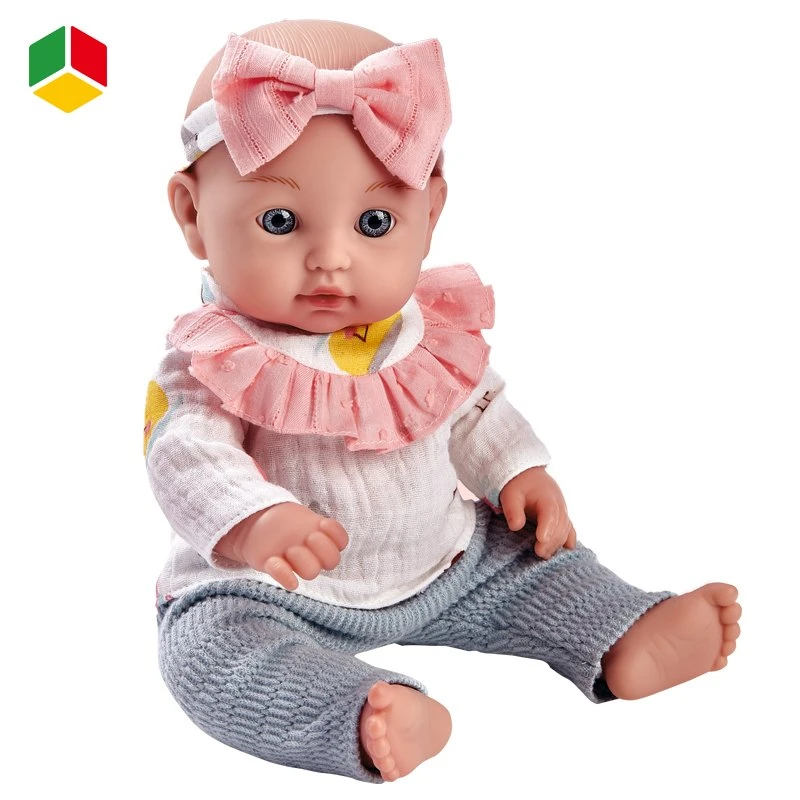 QS Fábrica de Shantou Juguetes de Muñecas para Bebés de 0 a 18 Meses Niñas Ropa de Moda de Simulación Real Vinilo de Goma Suave Tamaño de 12 Pulgadas Juguetes de Muñecas para Niñas