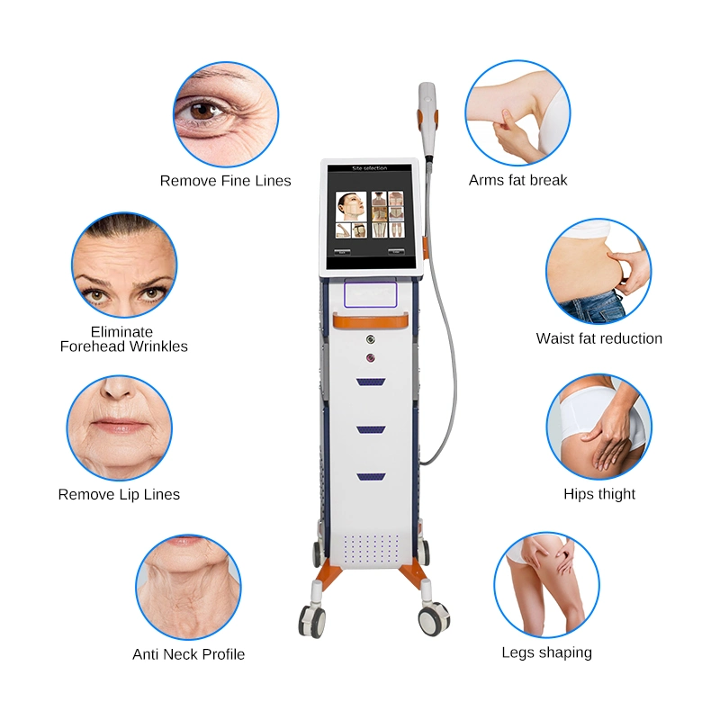 New Painless Korea Face Lifting Anti-Wrinkle Hifu Machine