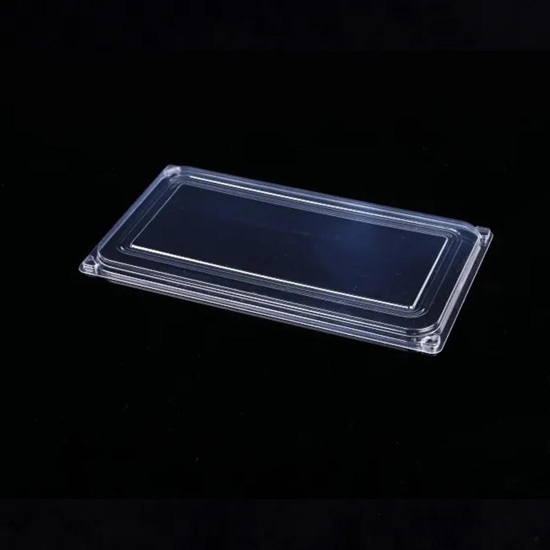 Disposable Transparent Folding PET Clamshell Plastic Container Blister Packaging Box