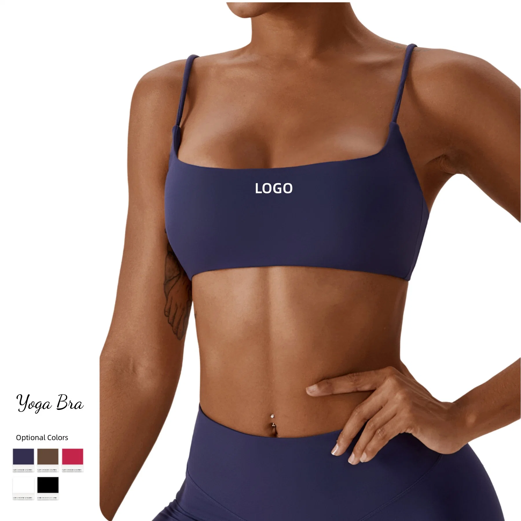 Strappy BH Push-up High Support Unterwäsche High Impact Training Fitness Top Sexy Sport Schnell Trocknende Frauen Yoga-Bh