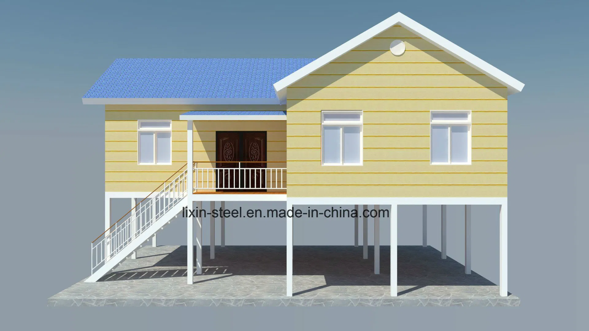 Steel Structure Modular Villa Hotel with New Construction Material