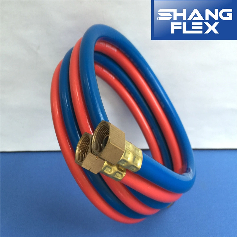 PVC Rubber Mixed Twin Welding Oxygen Acetylene Air Hose