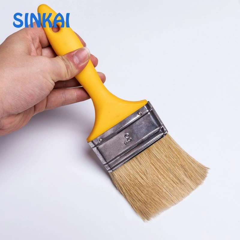 Lowest Price Longer Nature Wooden Handle Chip Paint Brush From China Famous Supplier