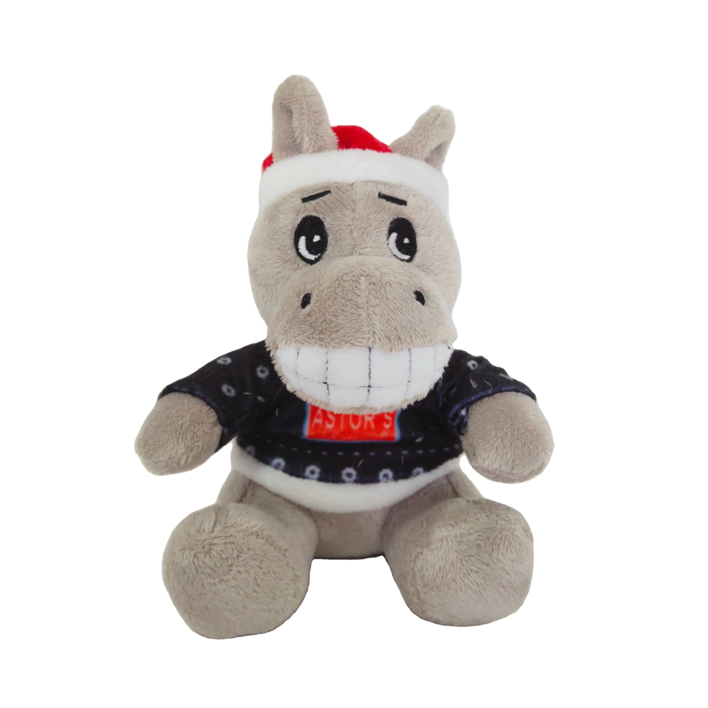 Soft Plush Stuffed Toy Grey Donkey 2021 New Design Wholesale/Supplier Cheap Stuffed Animal Christmas Presents