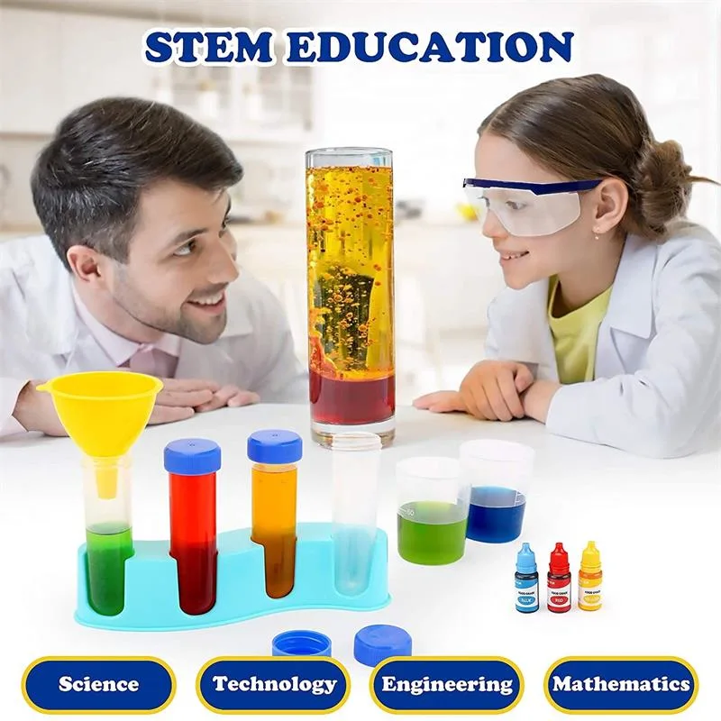 Kids DIY Learn Color Chemistry Experiment Toy Over 30 Science Project Kits